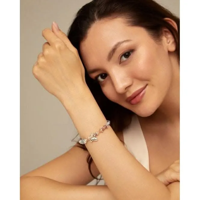 Multicoloured Crystal Metamorphosis Bracelet PUL2378MCLMTL0M Unode50 Jewelry And Accessories