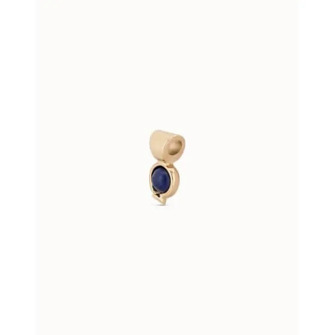 My Lapis Lazuli Blue Stone Natural Stone Charm CHA0136AZUORO0U Unode50 Jewelry And Accessories