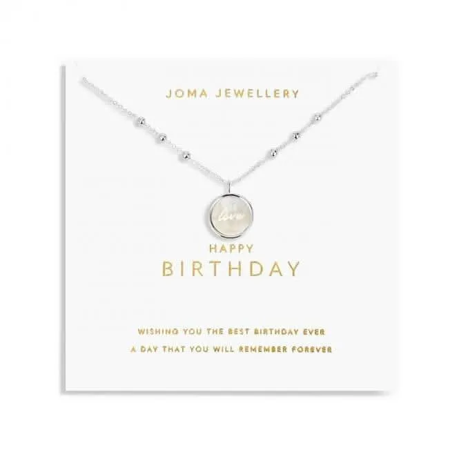 My Moments 'Happy Birthday' Necklace 5825 Joma Jewellery
