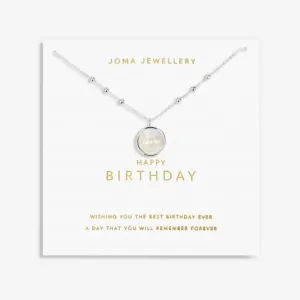 My Moments 'Happy Birthday' Necklace 5825 Joma Jewellery