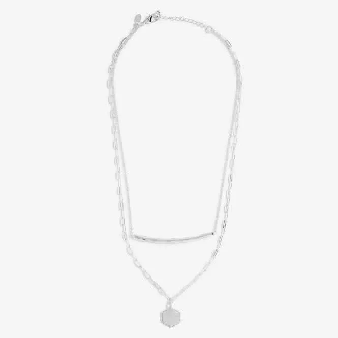 Nova Layer Silver 46cm, 40cm   5cm Extender Necklace 5389 Joma Jewellery