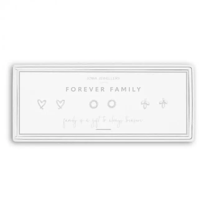 Occasion Box Forever Family Silver Set Of 3 Earrings 5342 Joma Jewellery