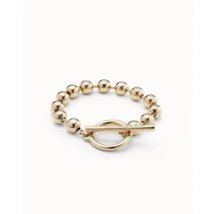 On / Off Golden Metal Bracelet Unode50 Jewelry And Accessories