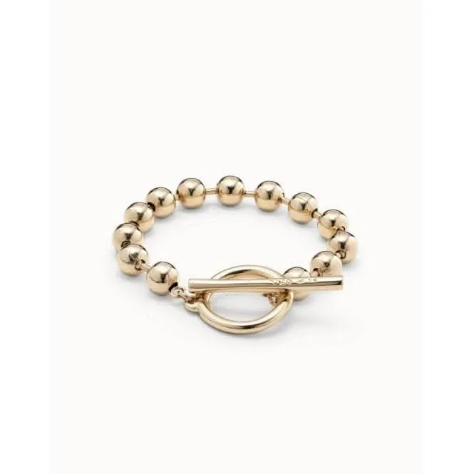 On / Off Golden Metal Bracelet Unode50 Jewelry And Accessories