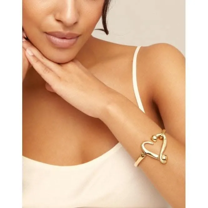 One Love Golden Metal Bracelet Unode50 Jewelry And Accessories