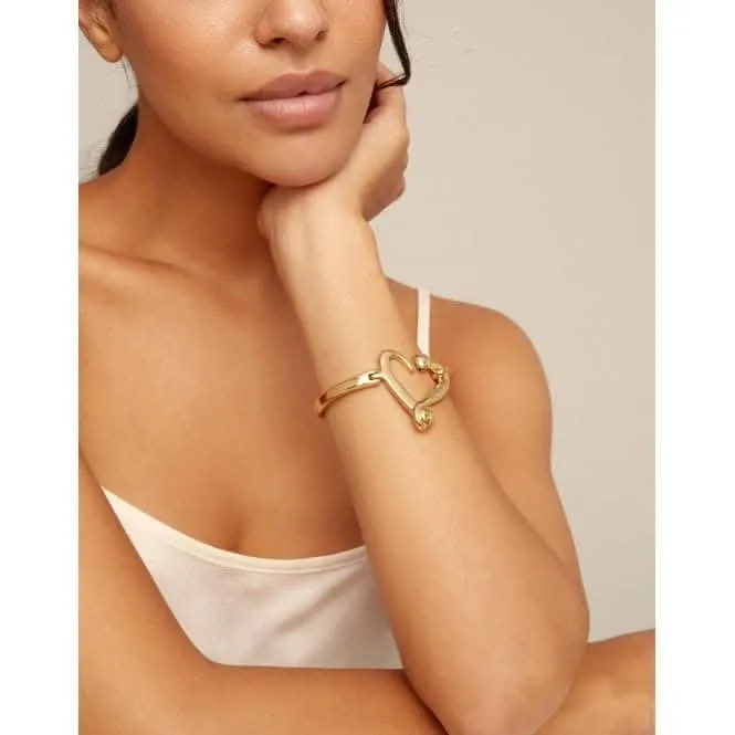 One Love Golden Metal Bracelet Unode50 Jewelry And Accessories