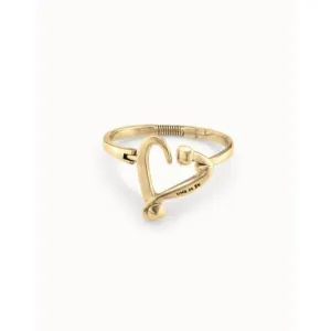 One Love Golden Metal Bracelet Unode50 Jewelry And Accessories