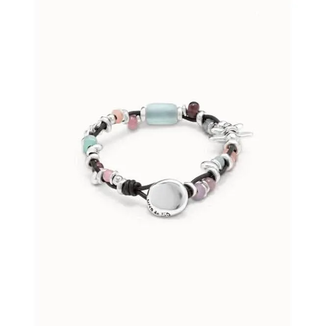 Only Her Multicolor Crystal Artisan Glass Bracelet Unode50 Jewelry And Accessories