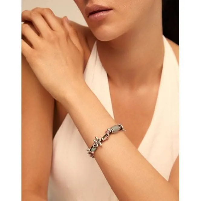 Only Her Multicolor Crystal Artisan Glass Bracelet Unode50 Jewelry And Accessories