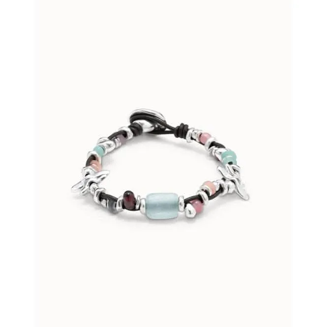 Only Her Multicolor Crystal Artisan Glass Bracelet Unode50 Jewelry And Accessories