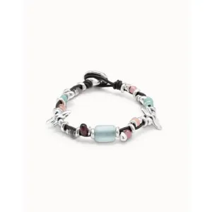 Only Her Multicolor Crystal Artisan Glass Bracelet Unode50 Jewelry And Accessories