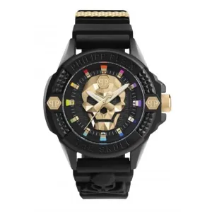 Philipp Plein Gents High-Conic The Skull Ecoceramic Black Watch PWUBA0223