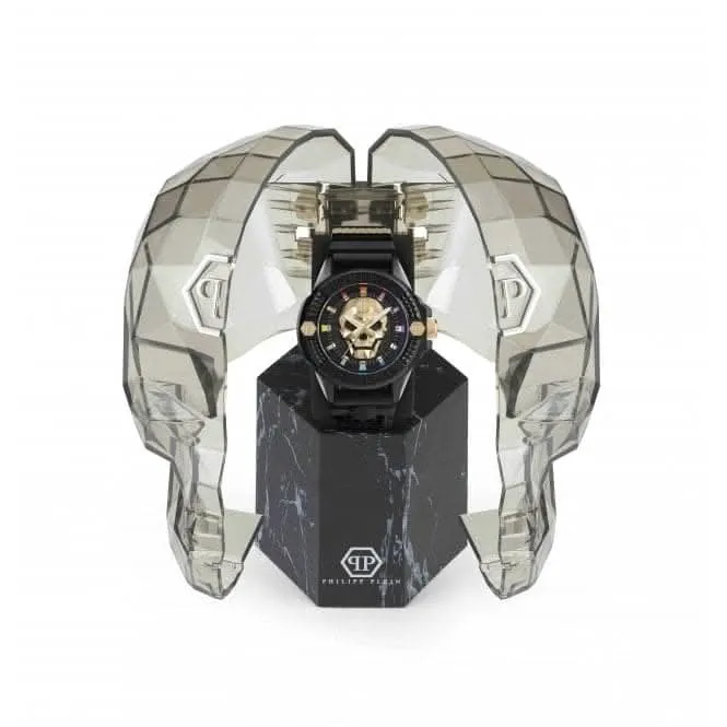 Philipp Plein Gents High-Conic The Skull Ecoceramic Black Watch PWUBA0223