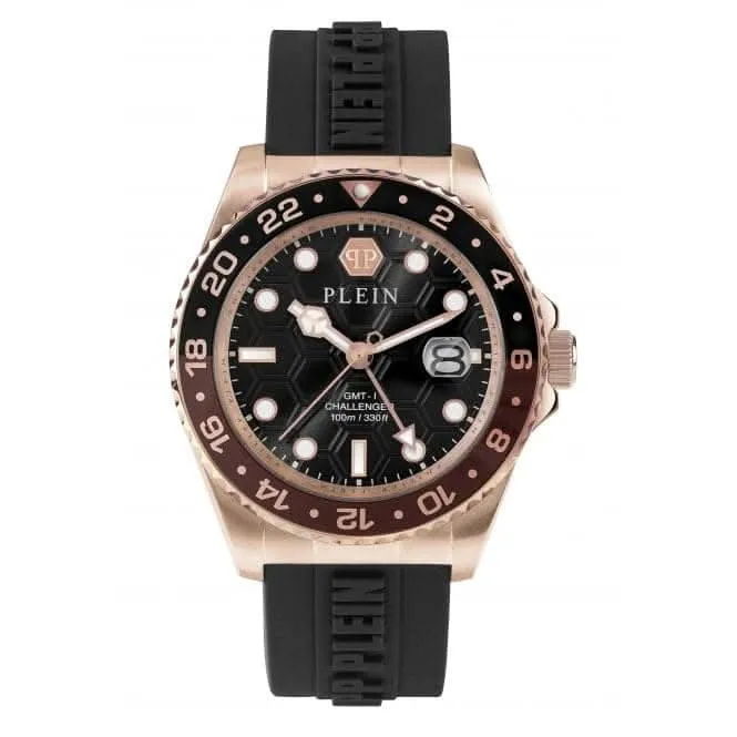 Philipp Plein Gents Hyper-Sport Gmt-I Challenger Black Watch PWYBA0523