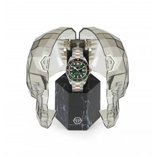Philipp Plein Gents Hyper-Sport Gmt-I Challenger Rose Gold Watch PWYBA0623