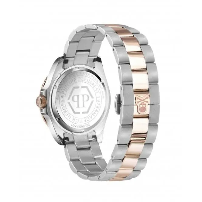 Philipp Plein Gents Hyper-Sport Gmt-I Challenger Rose Gold Watch PWYBA0623