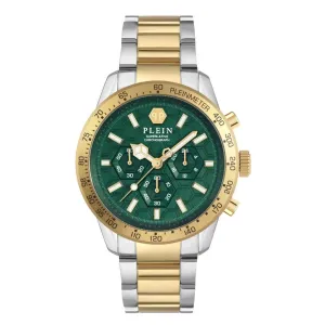 Philipp Plein Gents Hyper-Sport Pleinmeter Silver Gold Watch PWPYA0524