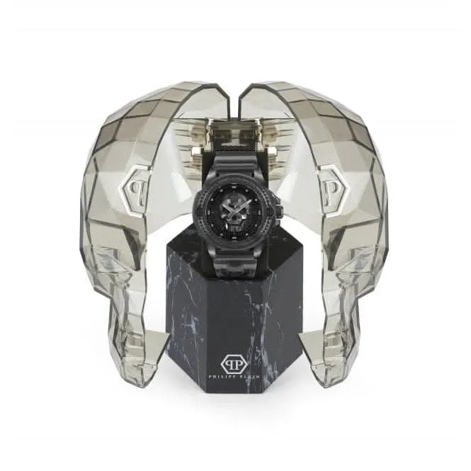 Philipp Plein Gents $Kull Synthetic Grey Watch PWWAA0523