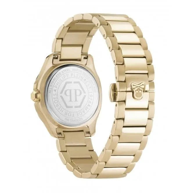 Philipp Plein Ladies Spectre Lady Gold Watch PWTAA0623