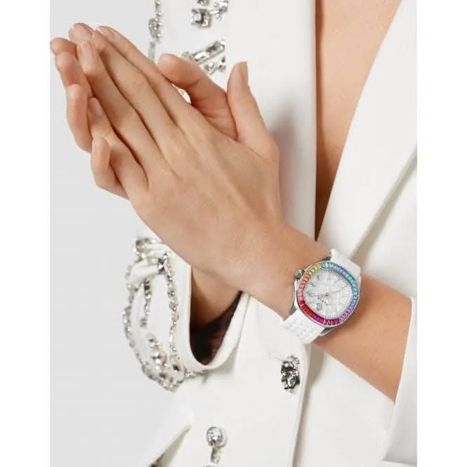 Philipp Plein Ladies Spectre Lady Silver Watch PWTAA0223