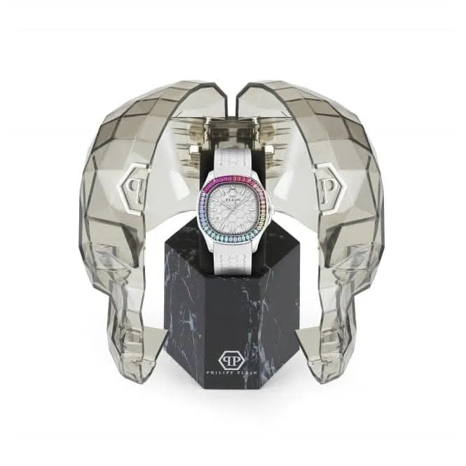 Philipp Plein Ladies Spectre Lady Silver Watch PWTAA0223