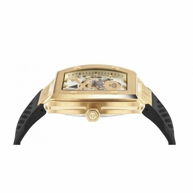 Philipp Plein Gents High-Conic Black The $keleton Watch PWBAA0321