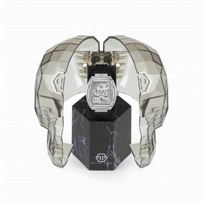 Philipp Plein Gents High-Conic The Skeleton Black Watch PWBAA1323