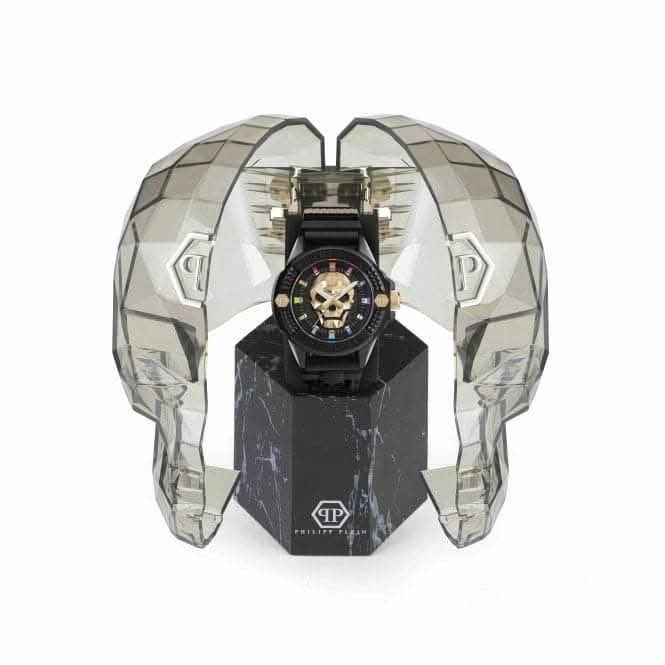 Philipp Plein Gents High-Conic The Skull Ecoceramic Black Watch PWUBA0223