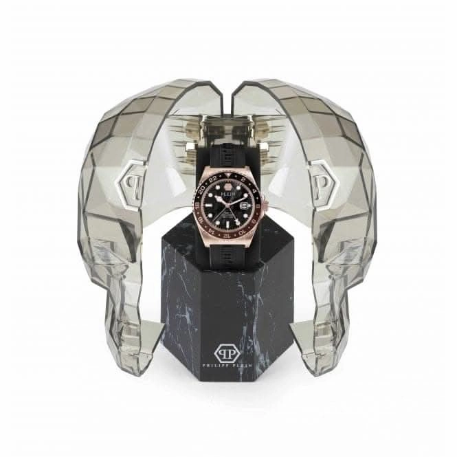 Philipp Plein Gents Hyper-Sport Gmt-I Challenger Black Watch PWYBA0523