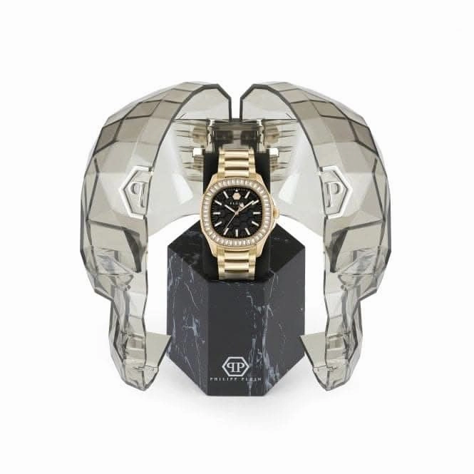 Philipp Plein Ladies Spectre Lady Gold Watch PWTAA0623