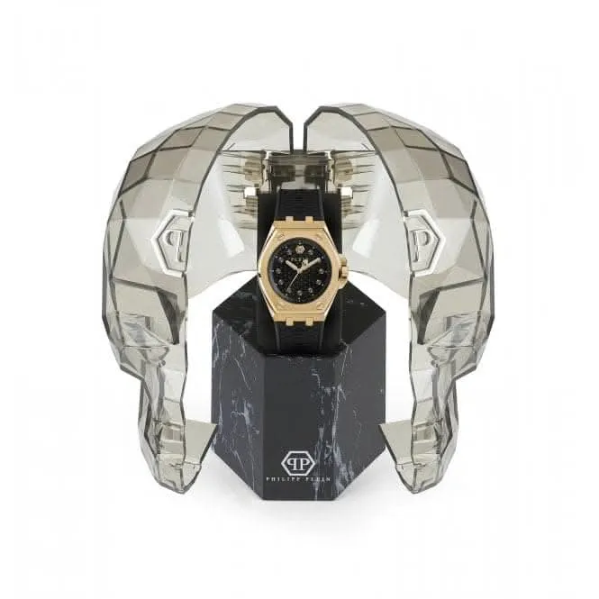 Plein Extreme Lady Steel Gold Black Ladies Watch PWJAA0322