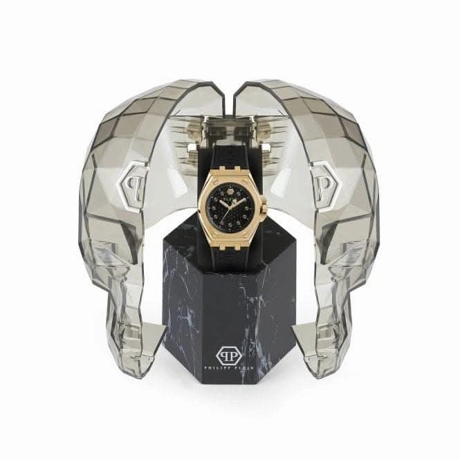 Plein Extreme Lady Steel Gold Black Ladies Watch PWJAA0322