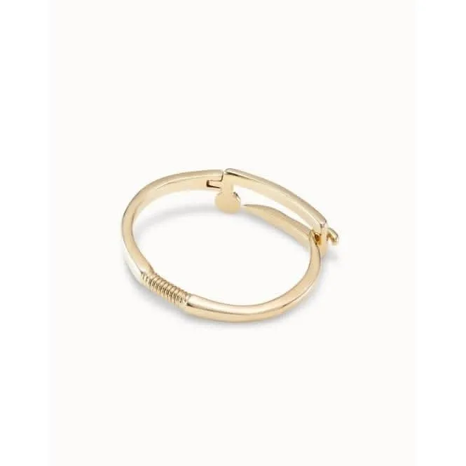 Puzzling Golden Metal Bracelet Unode50 Jewelry And Accessories