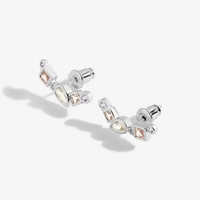 Radiant Treasures Gems Ear Crawler Silver Earrings 5833 Joma Jewellery