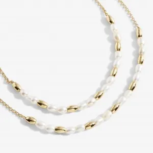 Riviera Rice Pearl Layer Necklace 5163 Joma Jewellery
