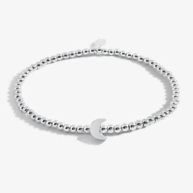 Shoot For the Moon Among the Stars Silver Plated 17.5cm Bracelet 6786 Joma Jewellery
