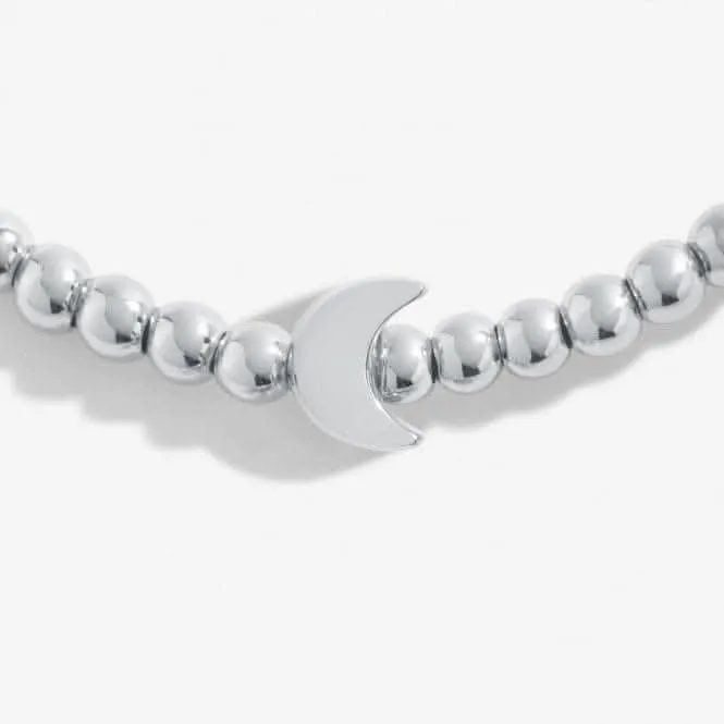 Shoot For the Moon Among the Stars Silver Plated 17.5cm Bracelet 6786 Joma Jewellery