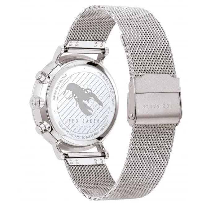 Silver Tone Dial Silver Mesh Band Gents Watch BKPMMF901