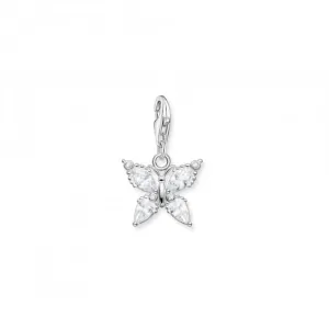 Silver Zirconia White Butterfly Charm 1862-051-14 Thomas Sabo Collectable Charms