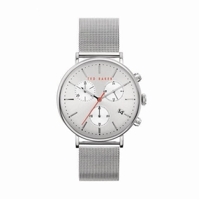 Silver Tone Dial Silver Mesh Band Gents Watch BKPMMF901