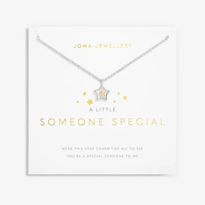 Someone Special Silver And Gold 46cm   5cm Necklace 6114 Joma Jewellery