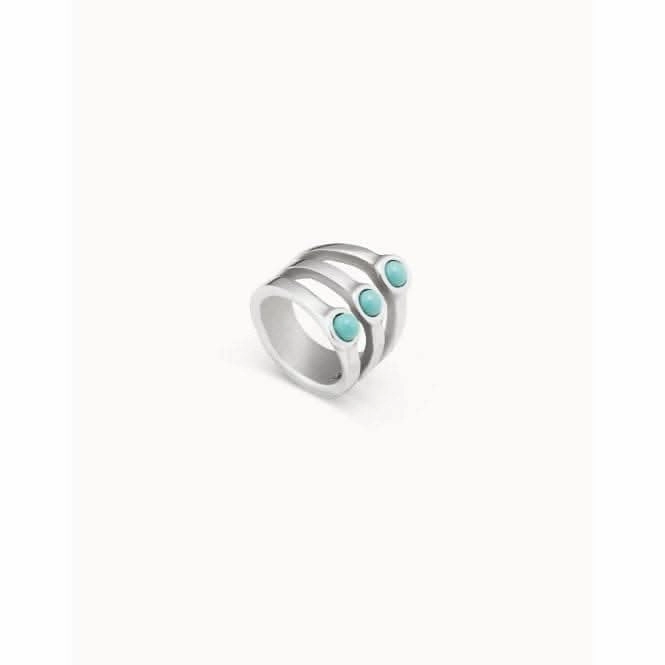 Soul Turquoise Metal Natural Stone Ring Unode50 Jewelry And Accessories
