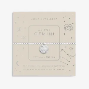 Star Sign A Little Gemini Silver Plated Bracelet 7435 Joma Jewellery