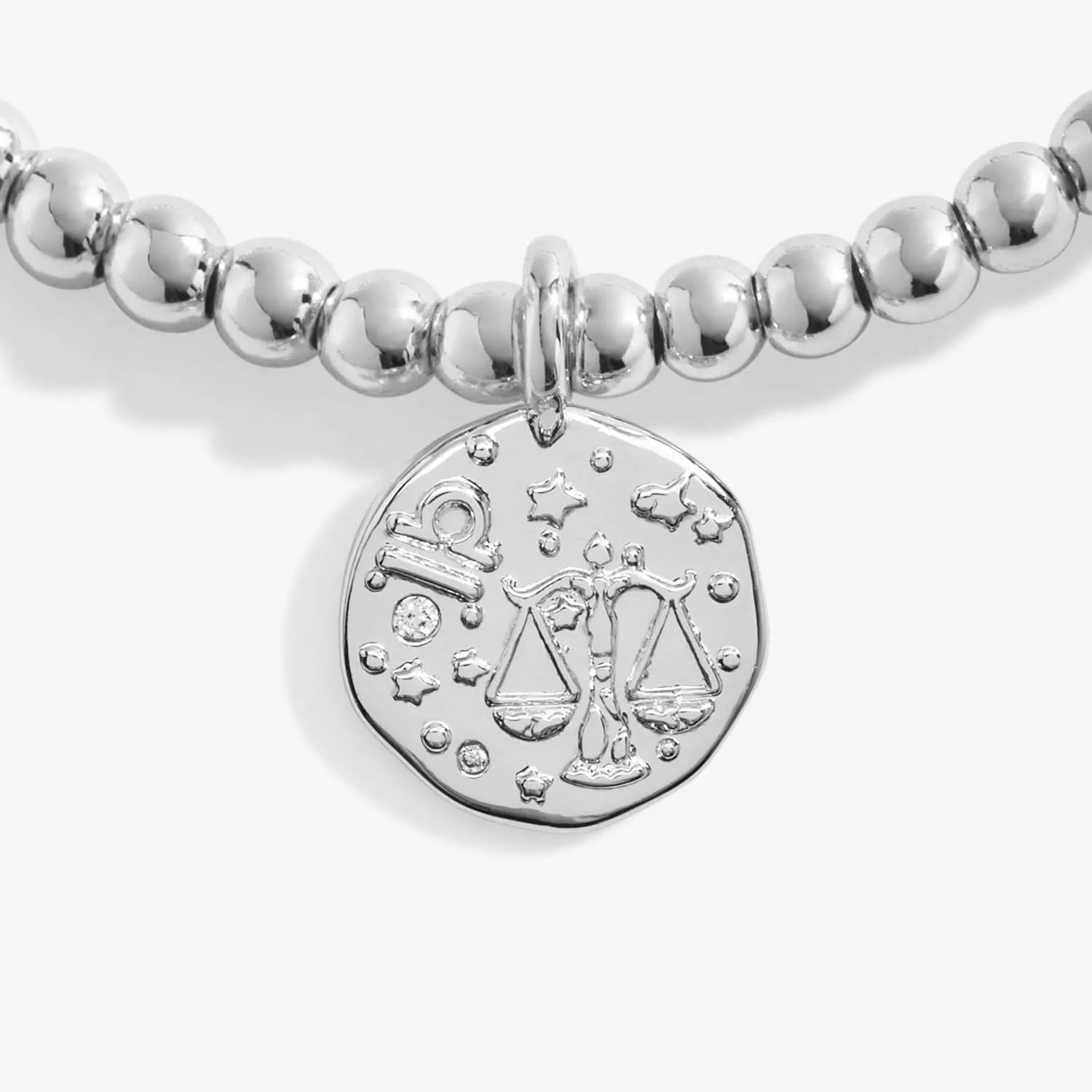 Star Sign A Little Libra Silver Plated Bracelet 7438 Joma Jewellery
