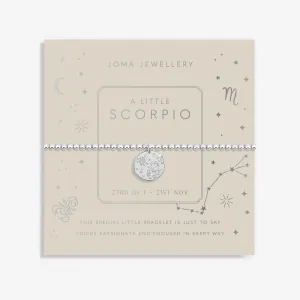 Star Sign A Little Scorpio Silver Plated Bracelet 7439 Joma Jewellery