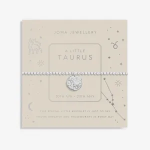 Star Sign A Little Taurus Silver Plated Bracelet 7445 Joma Jewellery