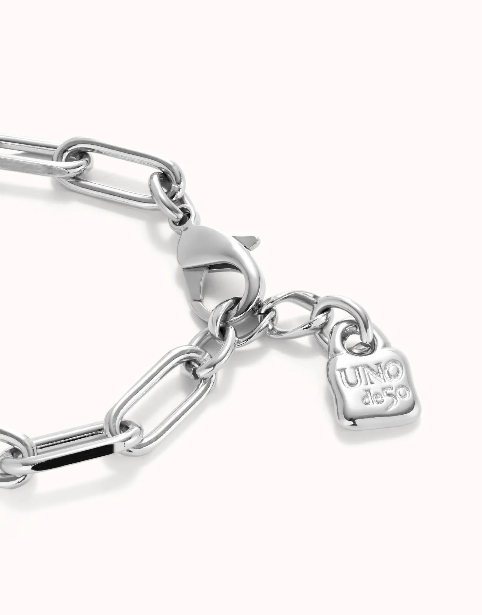 Sterling Silver Plated Metal Bracelet PUL2468MTL000 Unode50 Jewelry And Accessories