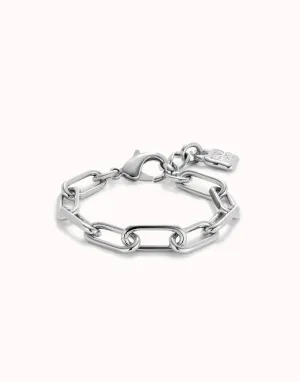Sterling Silver Plated Metal Bracelet PUL2468MTL000 Unode50 Jewelry And Accessories