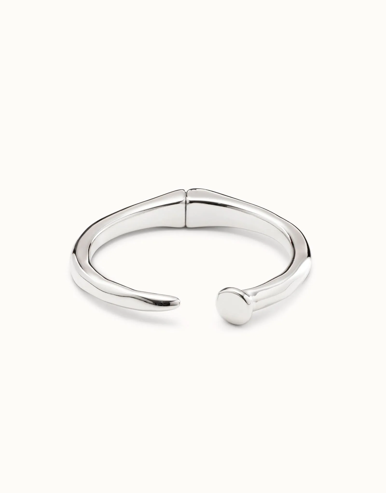 Sterling Silver Plated San Valentin Silver Bangle Bracelet PUL1821MTL0000 Unode50 Jewelry And Accessories