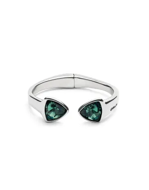 Sterling Silver Plated Ser Camaleonica Green Bangle Bracelet PUL2511VRDMTL0 Unode50 Jewelry And Accessories